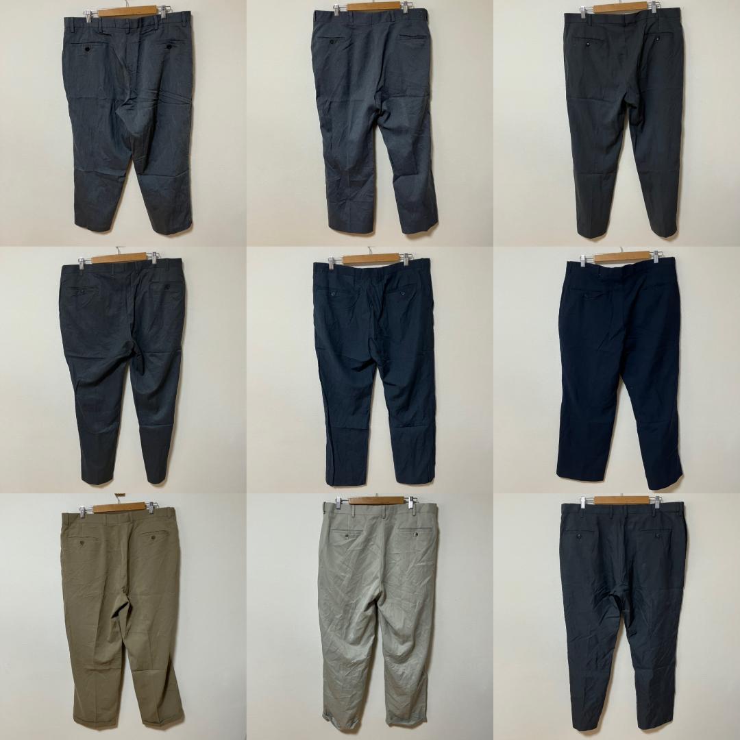 メンズ　スラックス　パンツ　30着セット　まとめ売り　古着　ベール　ビッグサイズ