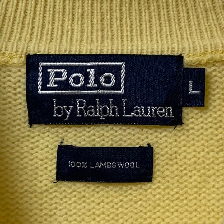 Ralph Lauren ラルフローレン ラムウール 襟付きニット セーター