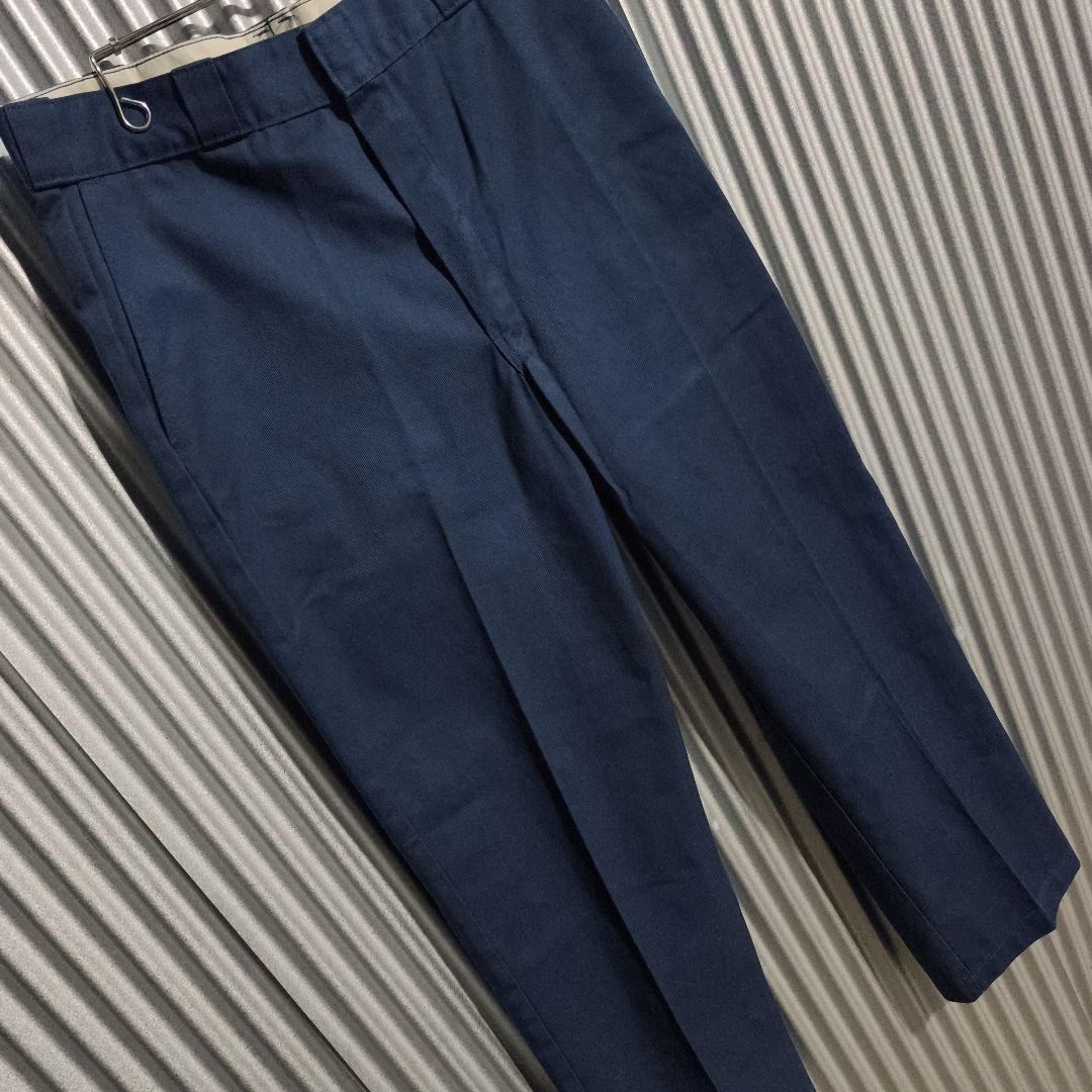 USA製 90s ディッキーズ ネイビー チノパン トラウザー W34