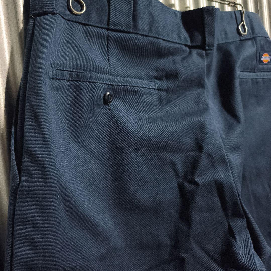 USA製 90s ディッキーズ ネイビー チノパン トラウザー W34