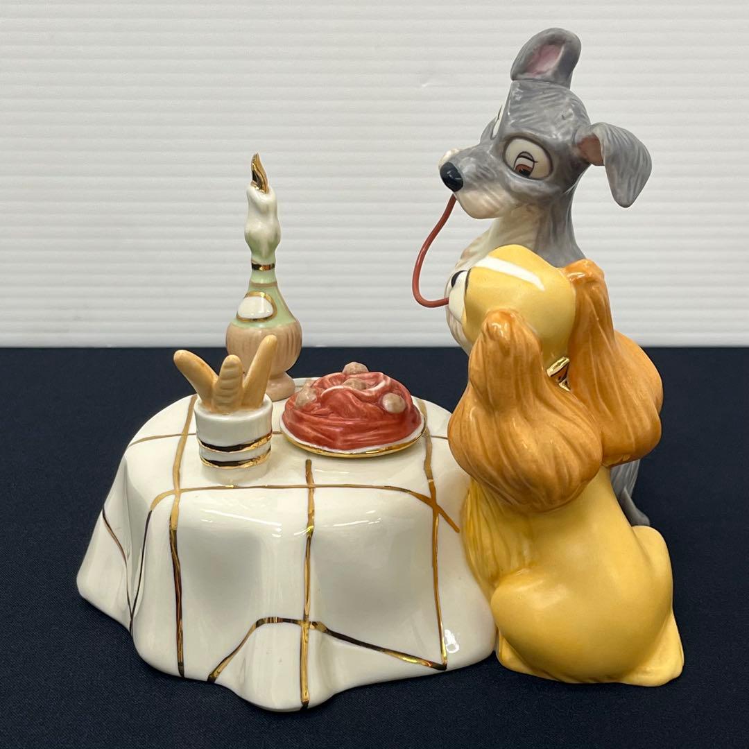 M*a様 【希少品】ディズニー わんわん物語 レディ＆トランプ Lenox 置物