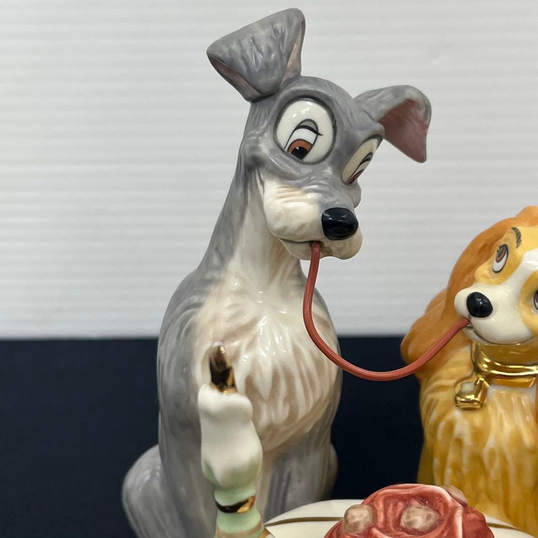 M*a様 【希少品】ディズニー わんわん物語 レディ＆トランプ Lenox 置物