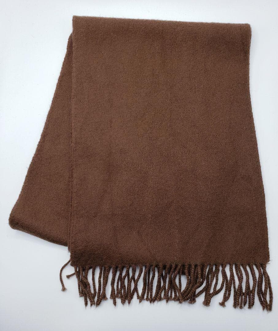 THE INOUE BROTHERS ベビーアルパカ100% マフラー ブラウン