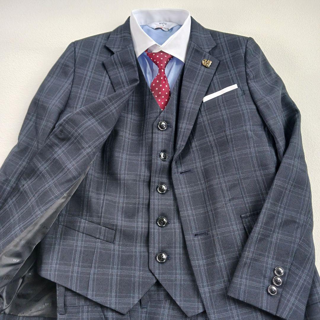 ワルツバイビームスデザイン　男の子160　フォーマルスーツセットアップ　ブラック