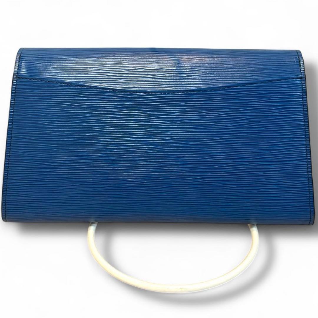 美品 LV ルイ・ヴィトン クラッチバッグ エピ アールデコ トレドブルー