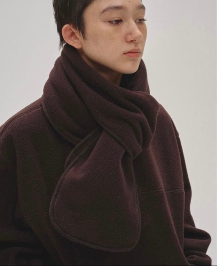 todayful Halfzip Fleece Pullover ダークブラウン