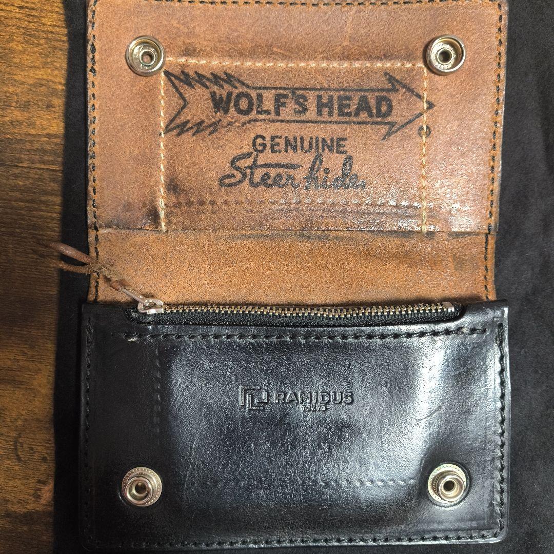 ラミダスxウルフズヘッド ウォレット RAMIDUS×WOLF'S HEAD