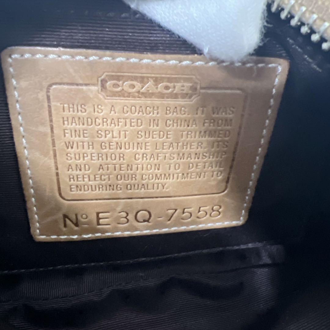 バッグ COACH Suede Hobo Shoulder Bag Y2K soho