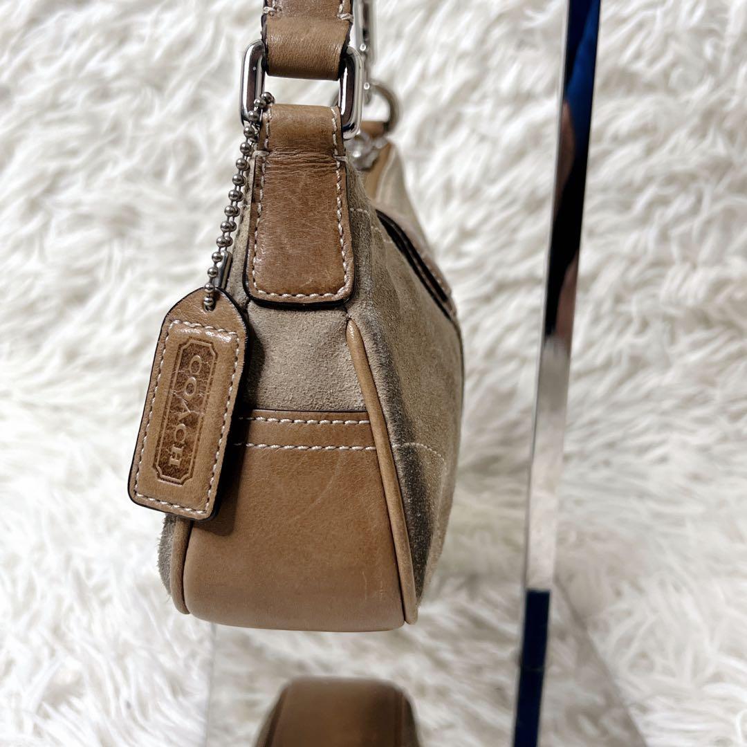 バッグ COACH Suede Hobo Shoulder Bag Y2K soho