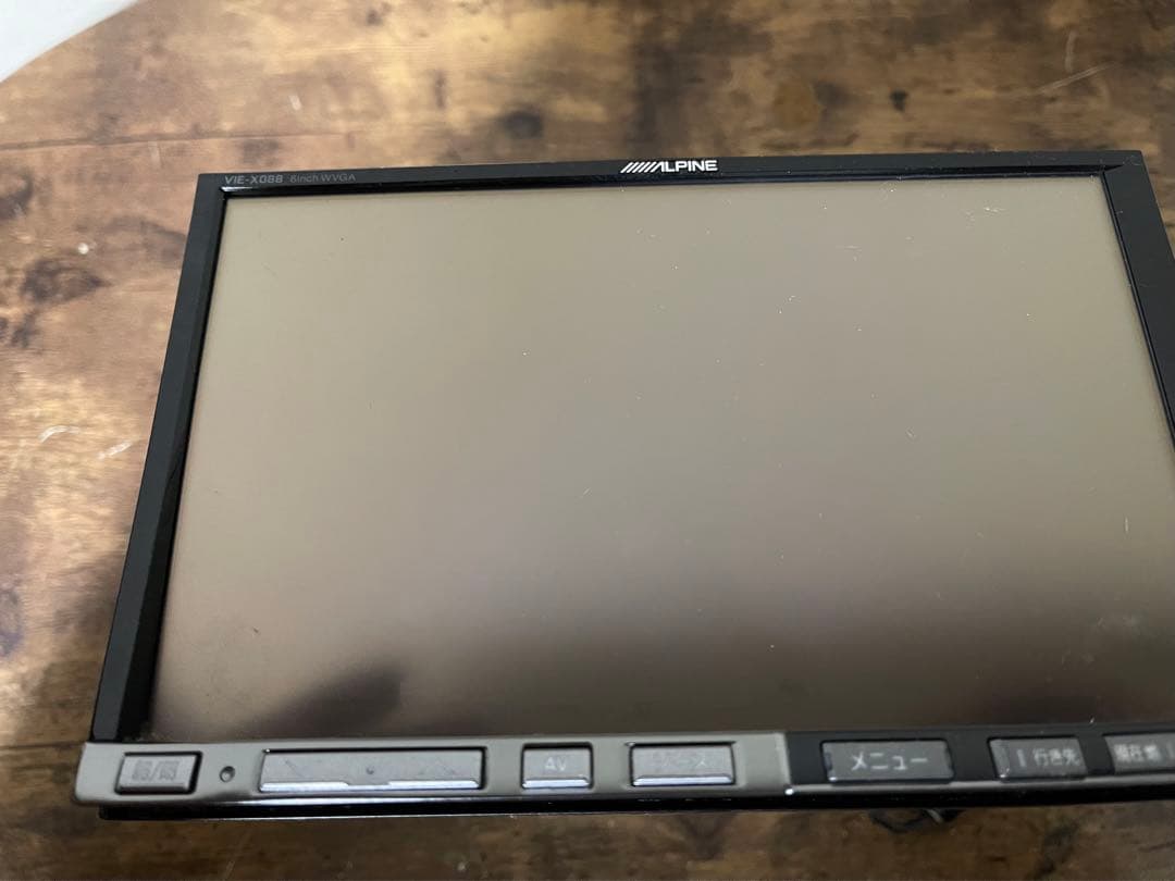 アルパインVIE-X088 8型ワイド フルセグ-アルパインのリアカメラ-S