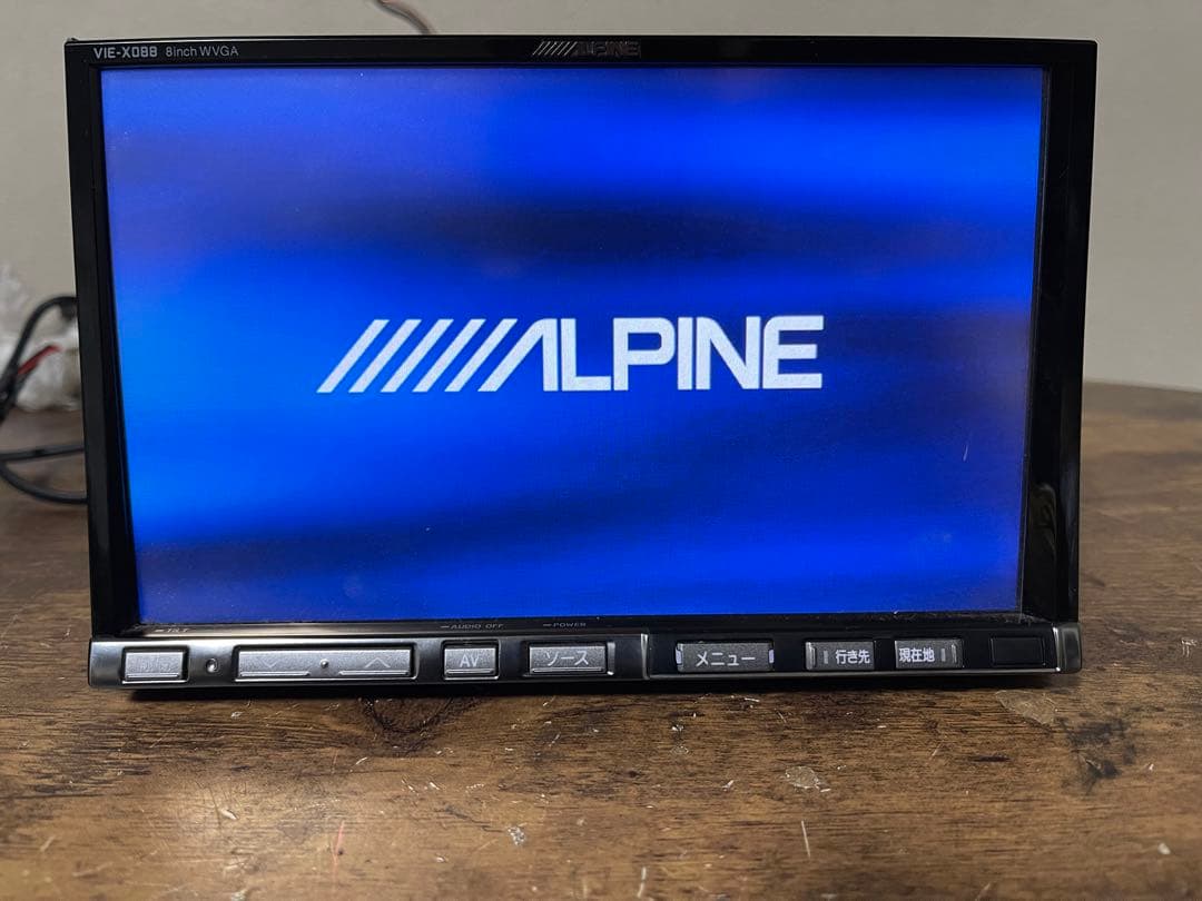 アルパインVIE-X088 8型ワイド フルセグ-アルパインのリアカメラ-S