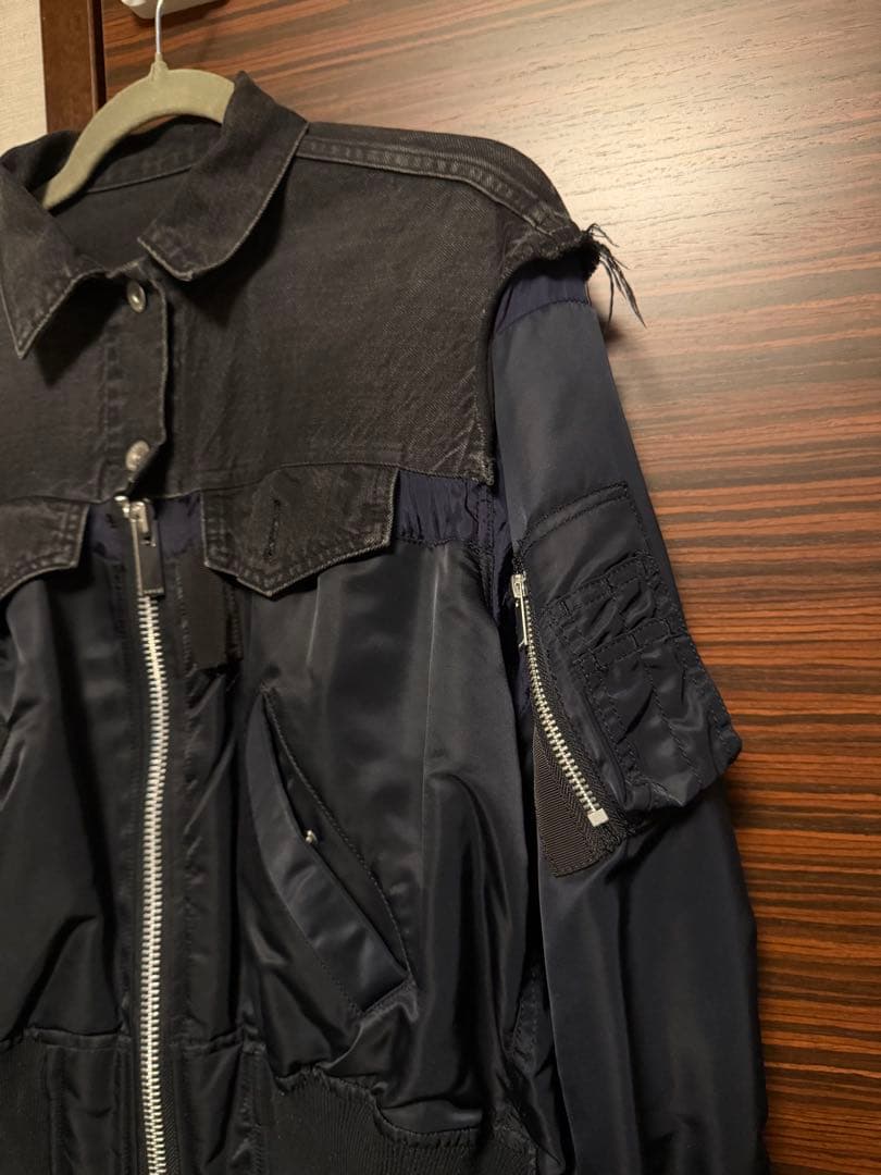 sacai ドッキングデニムジャケット