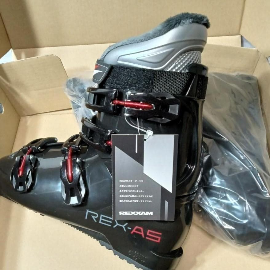 【2026】レクザムスキーブーツ REX A5 ブラック（29.0 ㎝）