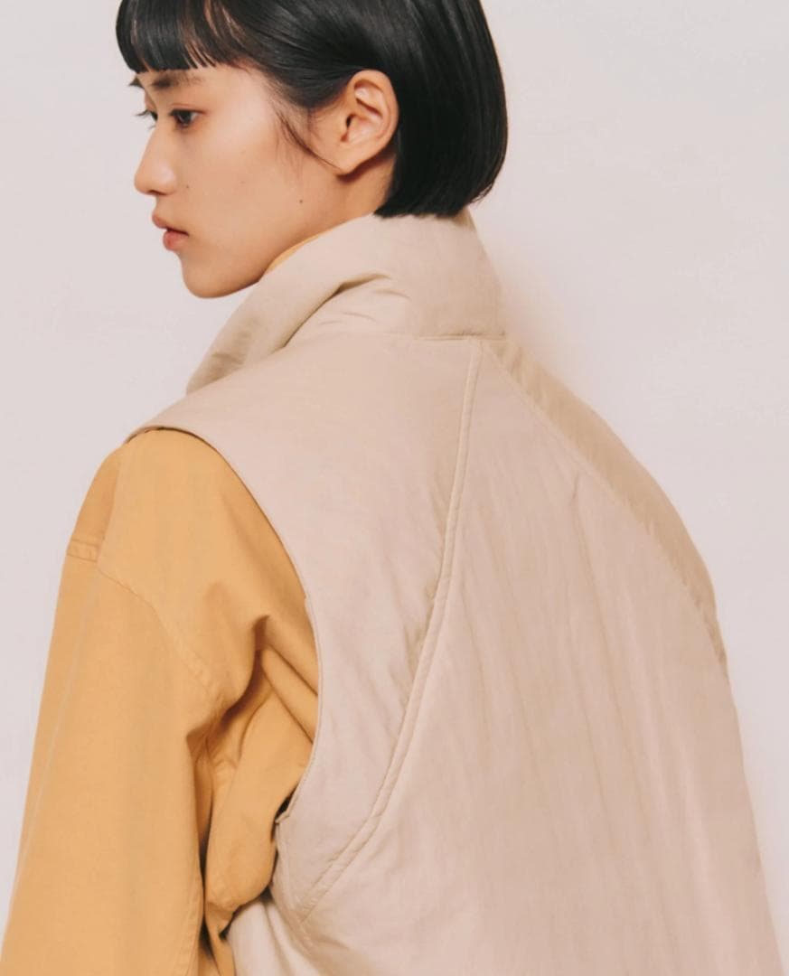 極美品】ポスタルコ　ボタンベスト　アイボリー　POSTALCO ユニセックス