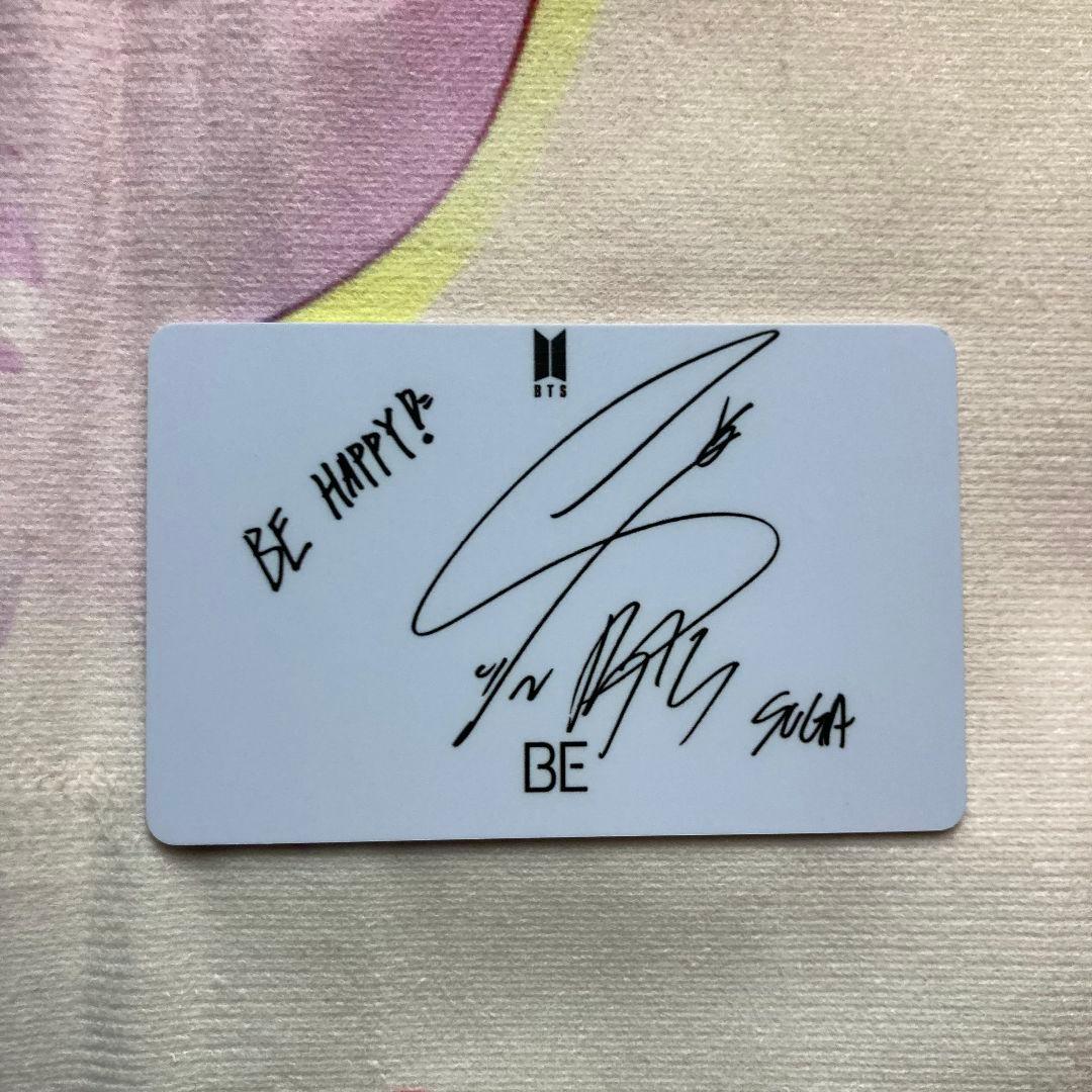 BTS BE 未公開 ラキドロ 韓国限定 SUGA ユンギ トレカ