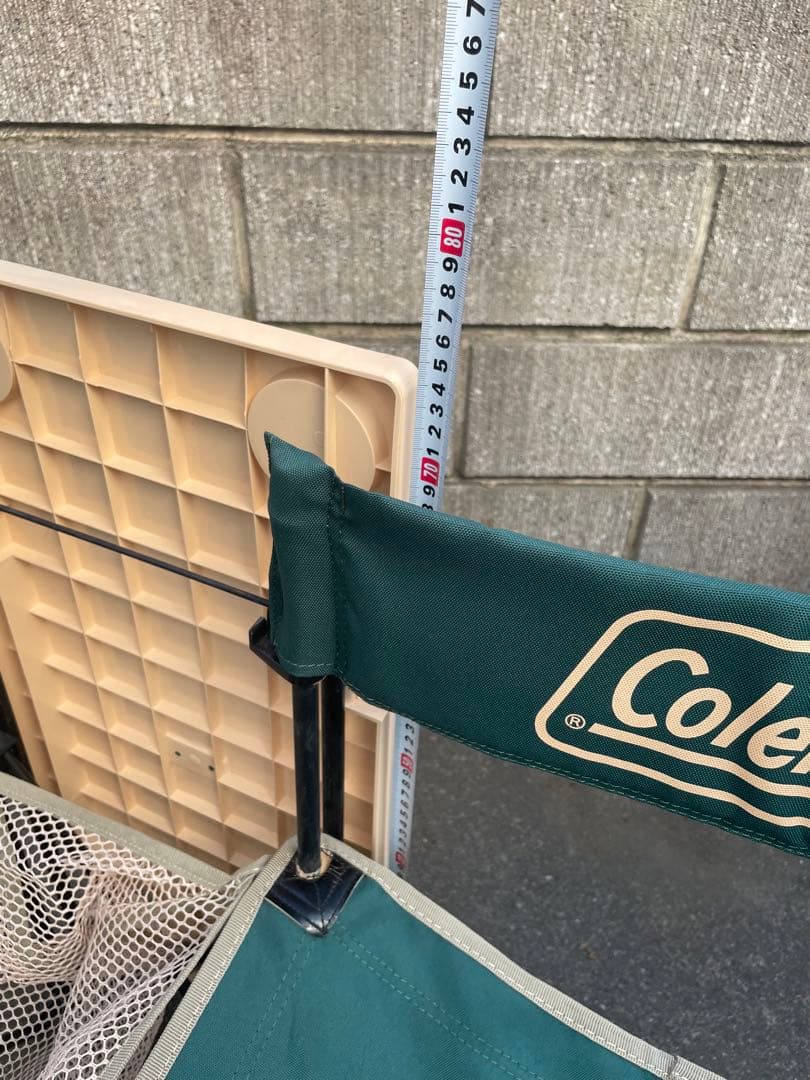 Coleman二人掛けアウトドアテーブルチェア一体型荷物入れ付秋キャンプおまけ付