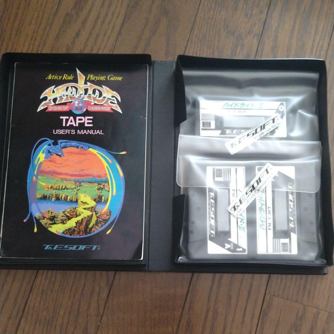 レトロゲーム　FM-7用ゲームカセット3本セット