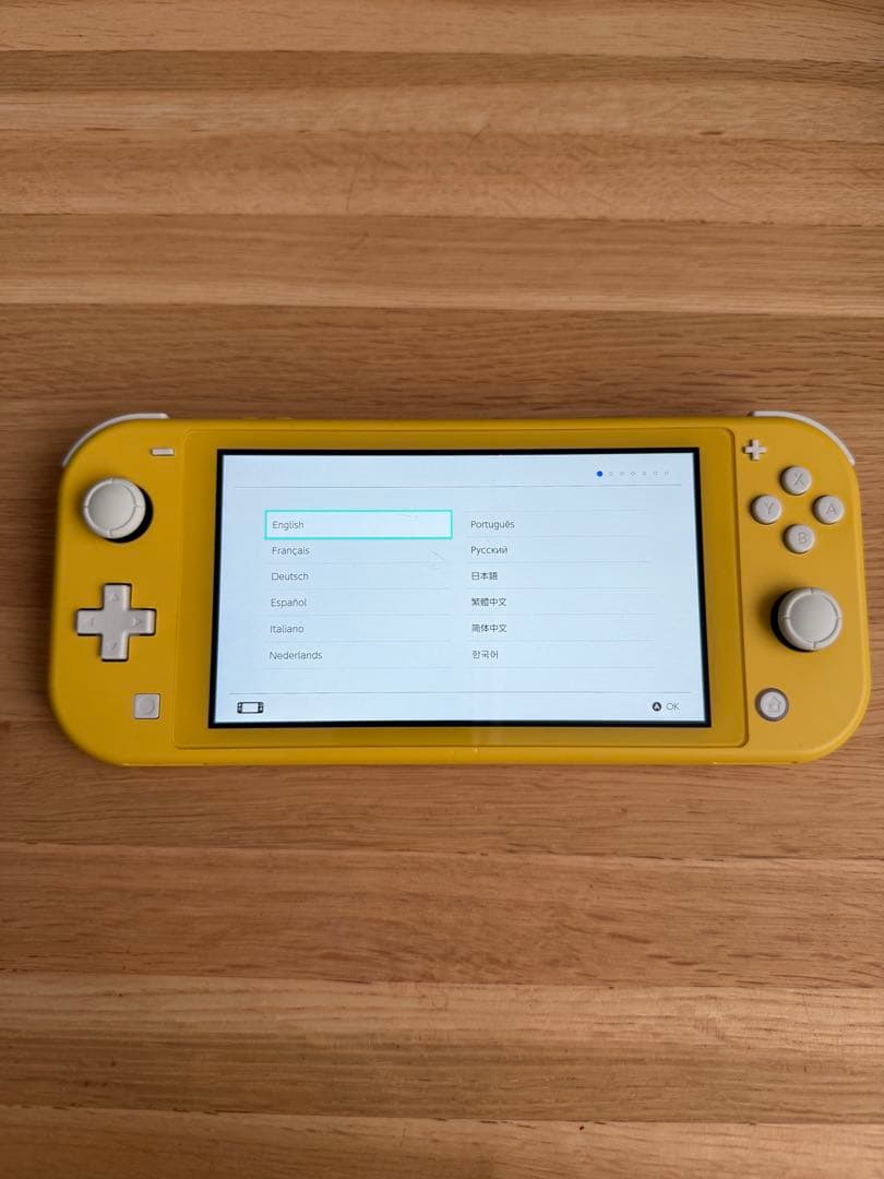 【美品】Nintendo Switch Lite イエロー 本体 充電器付き