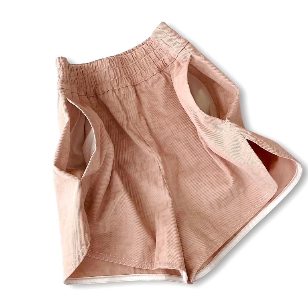 美品ꕥ 21ss フェンディ FF ズッカ柄 ショートパンツ ライトピンク 36