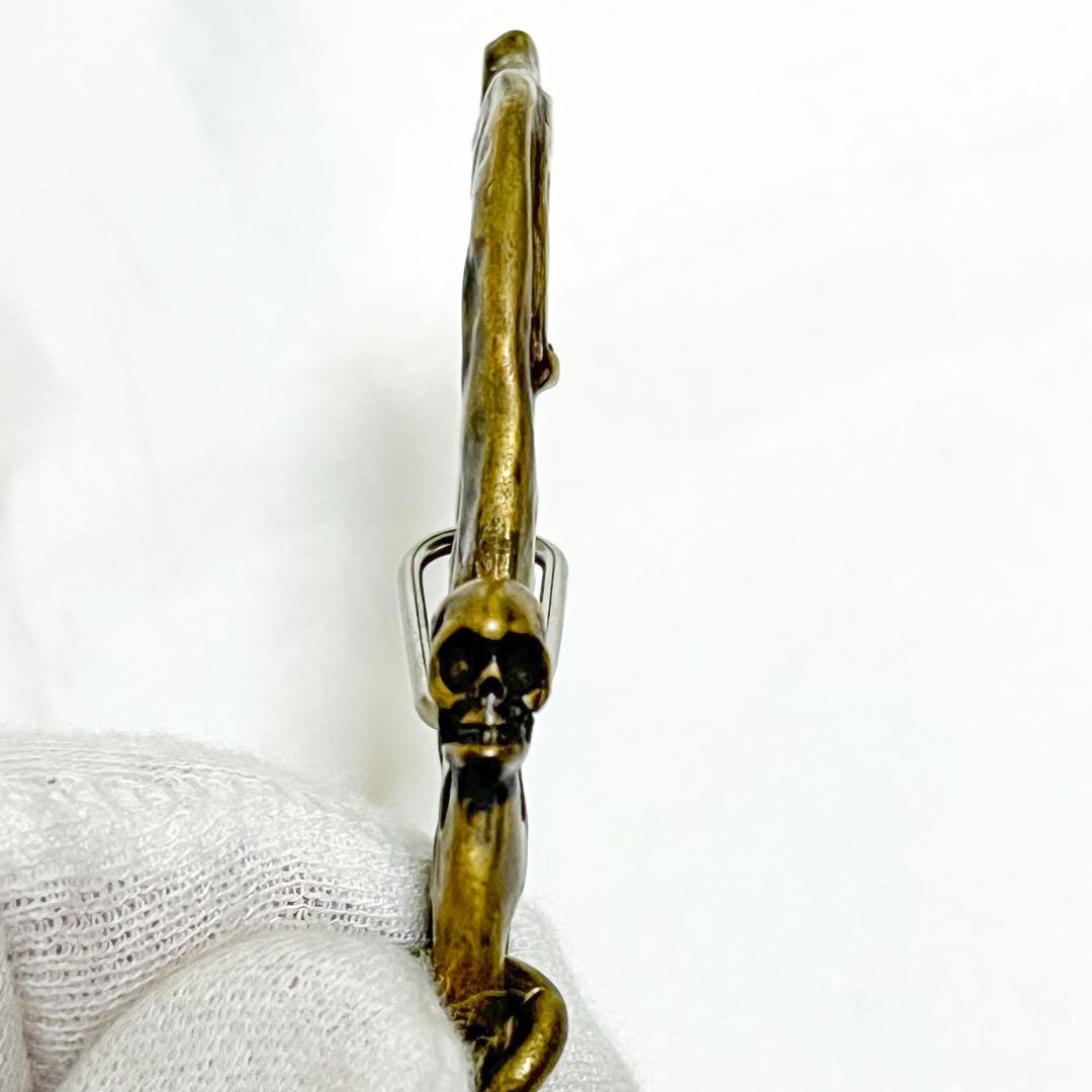 超希少 ガルシア ウォレットチェーン スカル マリア クロス 保存袋付き