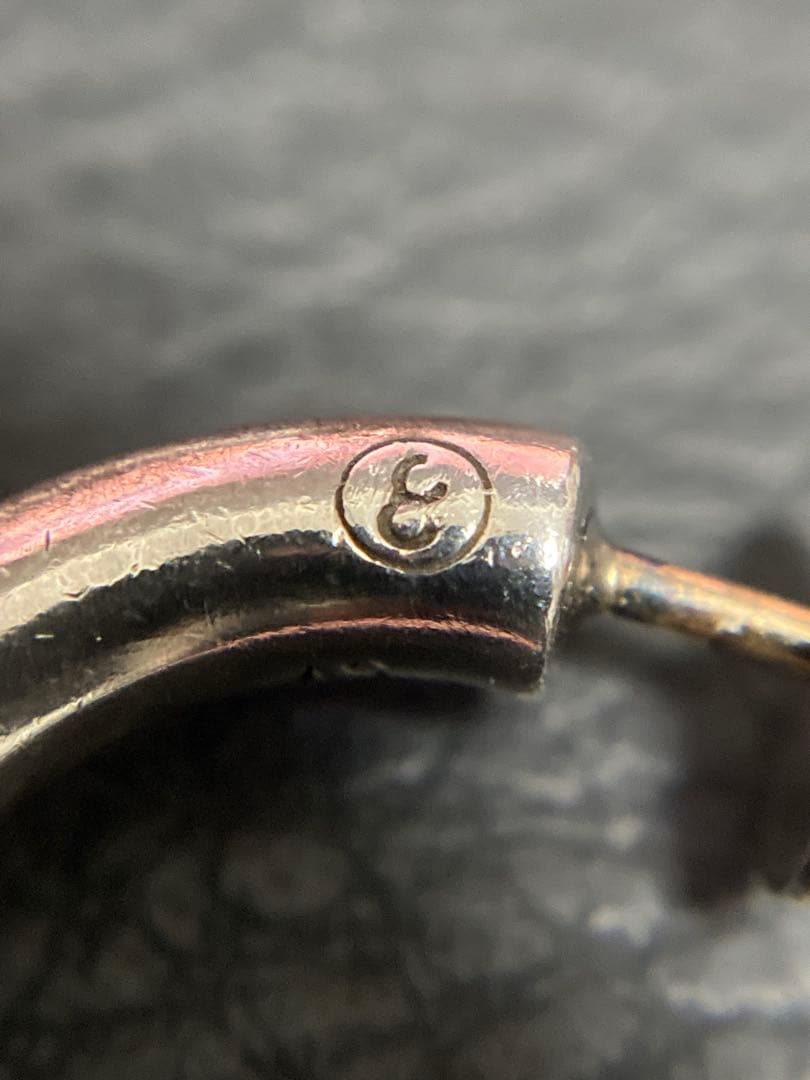 CAREERING キャリアリング SV シルバー フープピアス 片耳用