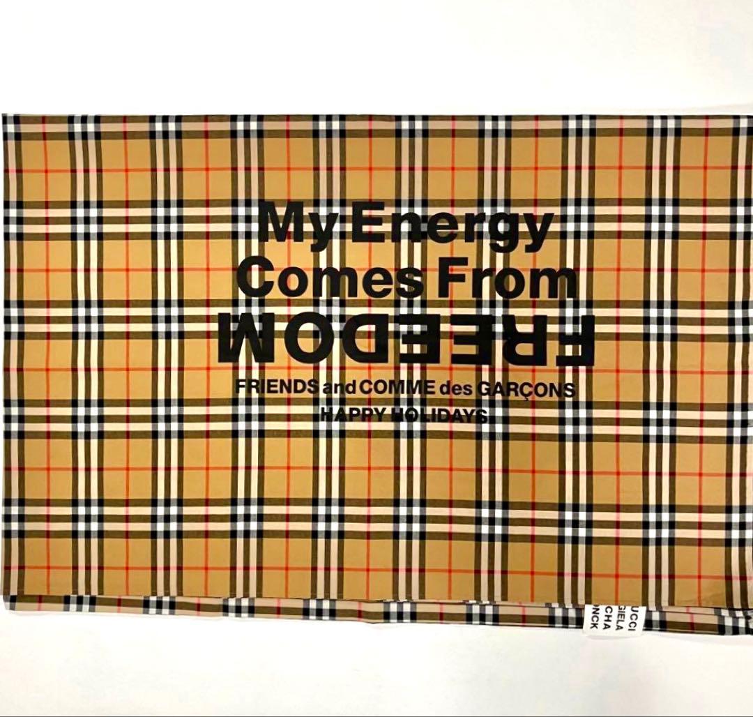 BURBERRY COMME des GARCONS 2018 コラボ　ストール