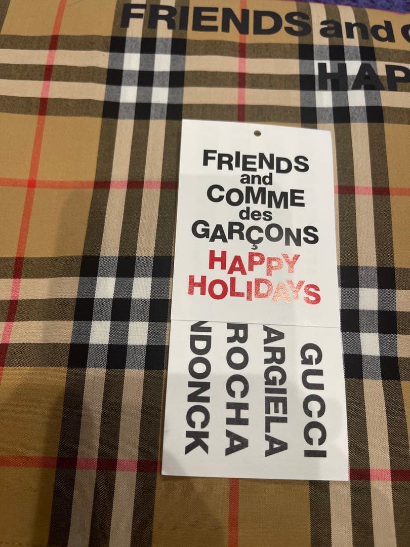 BURBERRY COMME des GARCONS 2018 コラボ　ストール
