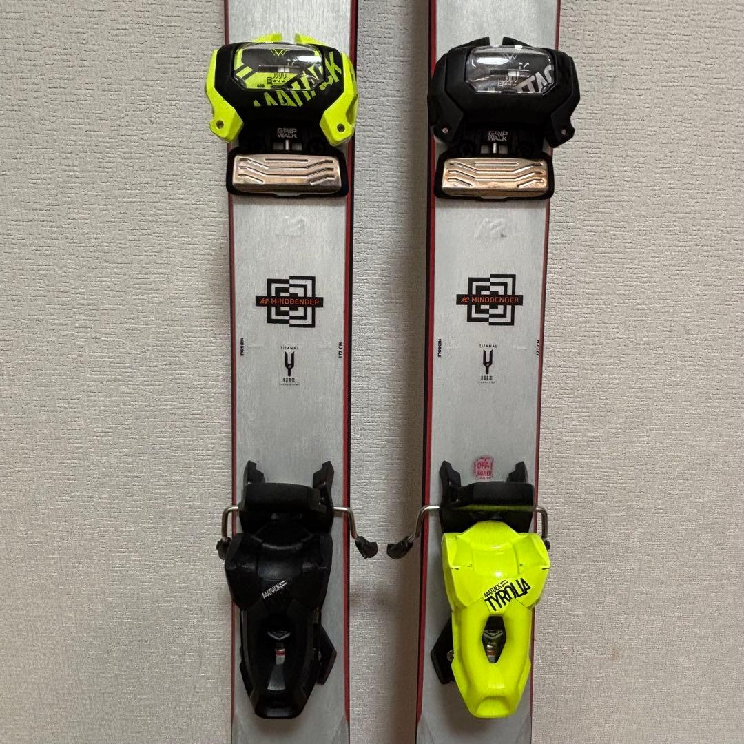 21-22　K2 スキー板 MINDBENDER バックカントリー　 テレマーク