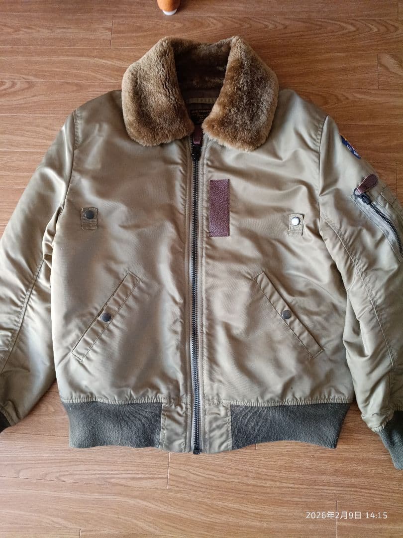 みつ　美品　WAIPER B-15B フライトジャケット 40サイズ