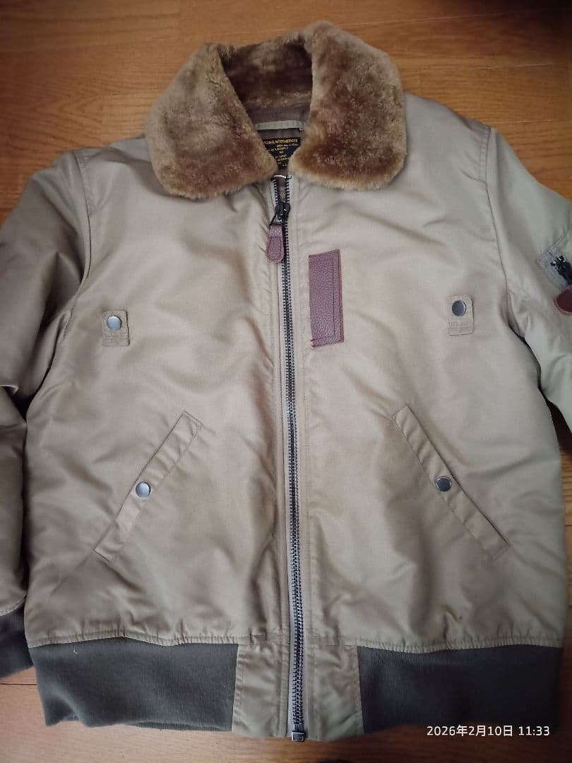 みつ　美品　WAIPER B-15B フライトジャケット 40サイズ