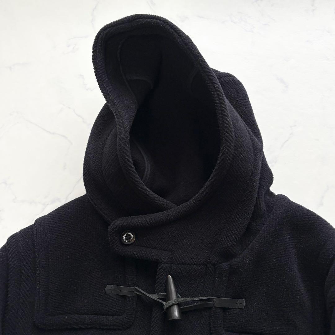 インバーティア ダッフルコート ジョシュアエリス 英国製 ネイビー 36