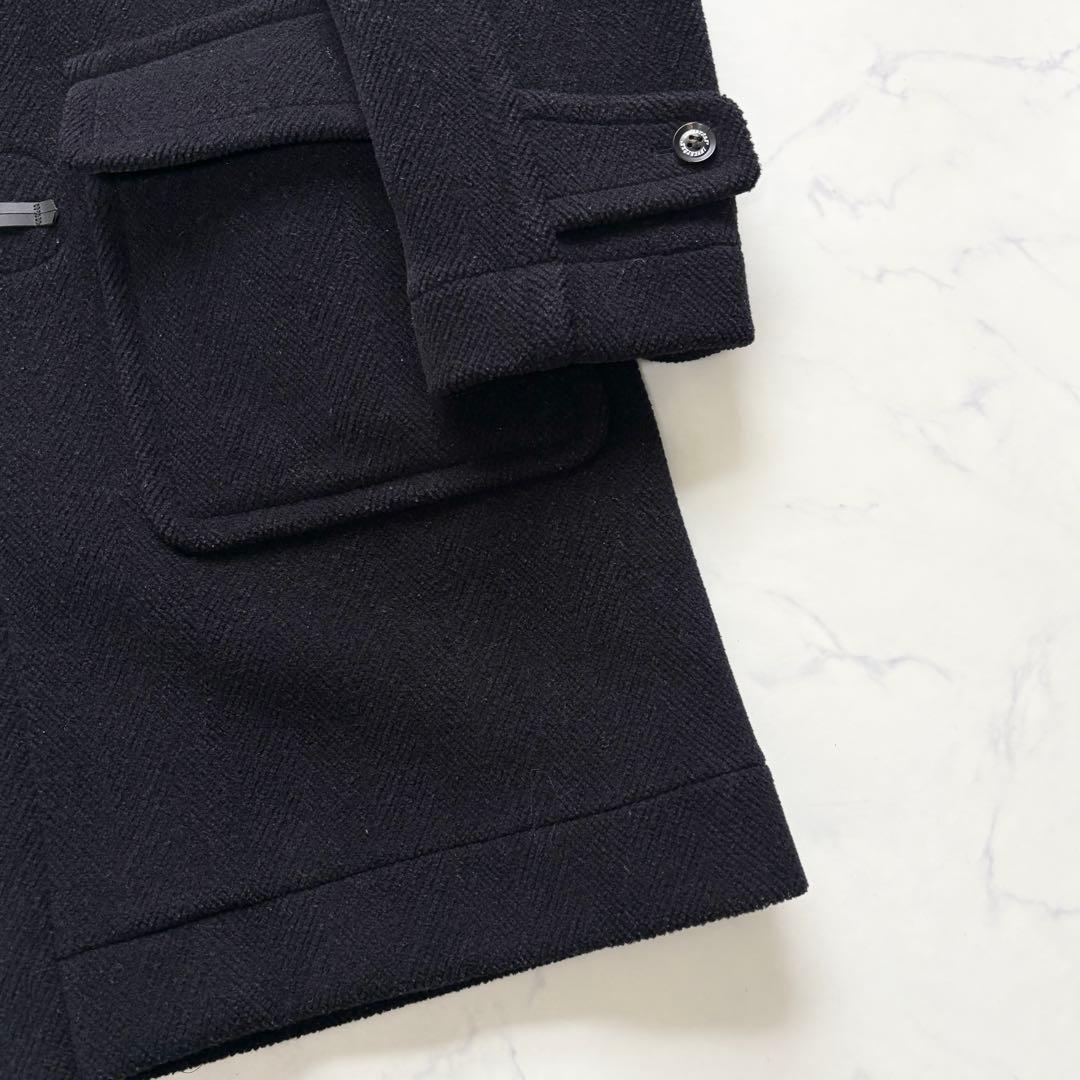 インバーティア ダッフルコート ジョシュアエリス 英国製 ネイビー 36