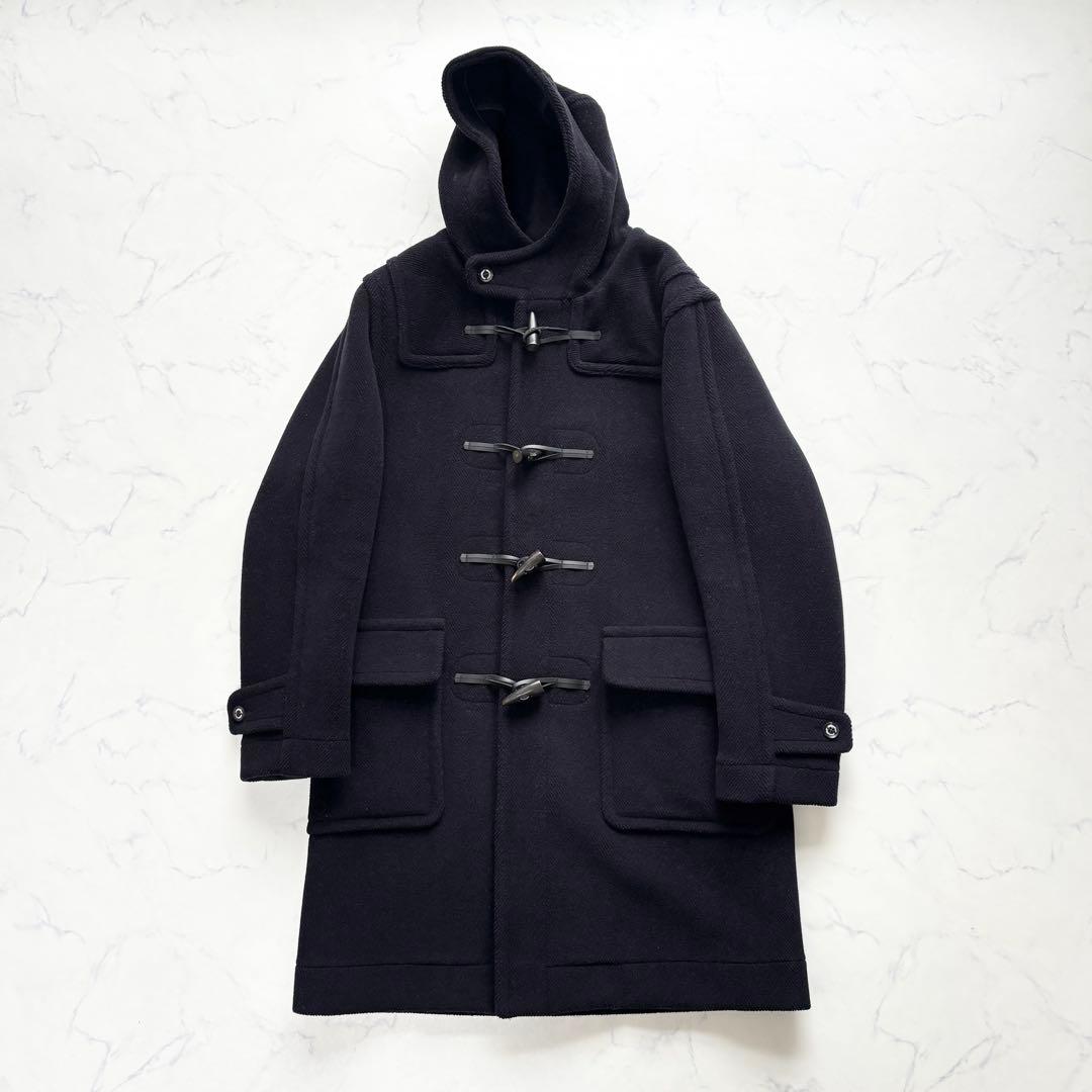 インバーティア ダッフルコート ジョシュアエリス 英国製 ネイビー 36