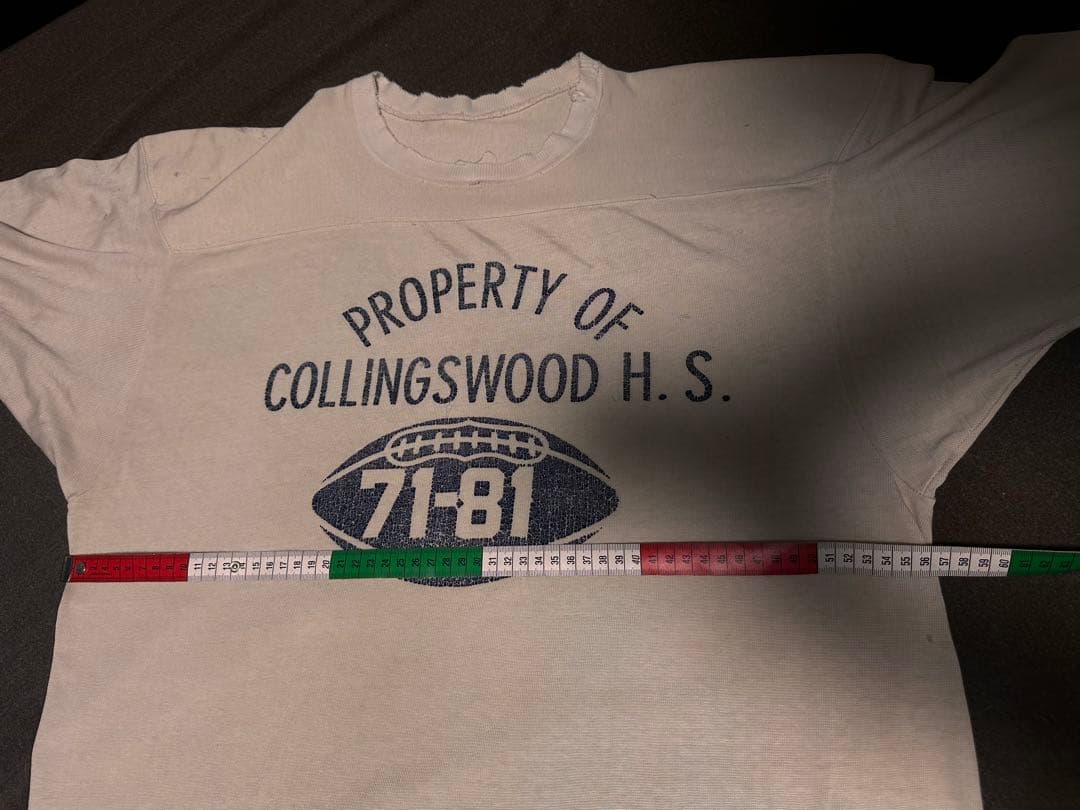COLLINGSWOOD H.S. アメリカンフットボールシャツ 81 古着
