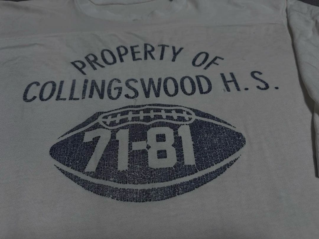 COLLINGSWOOD H.S. アメリカンフットボールシャツ 81 古着