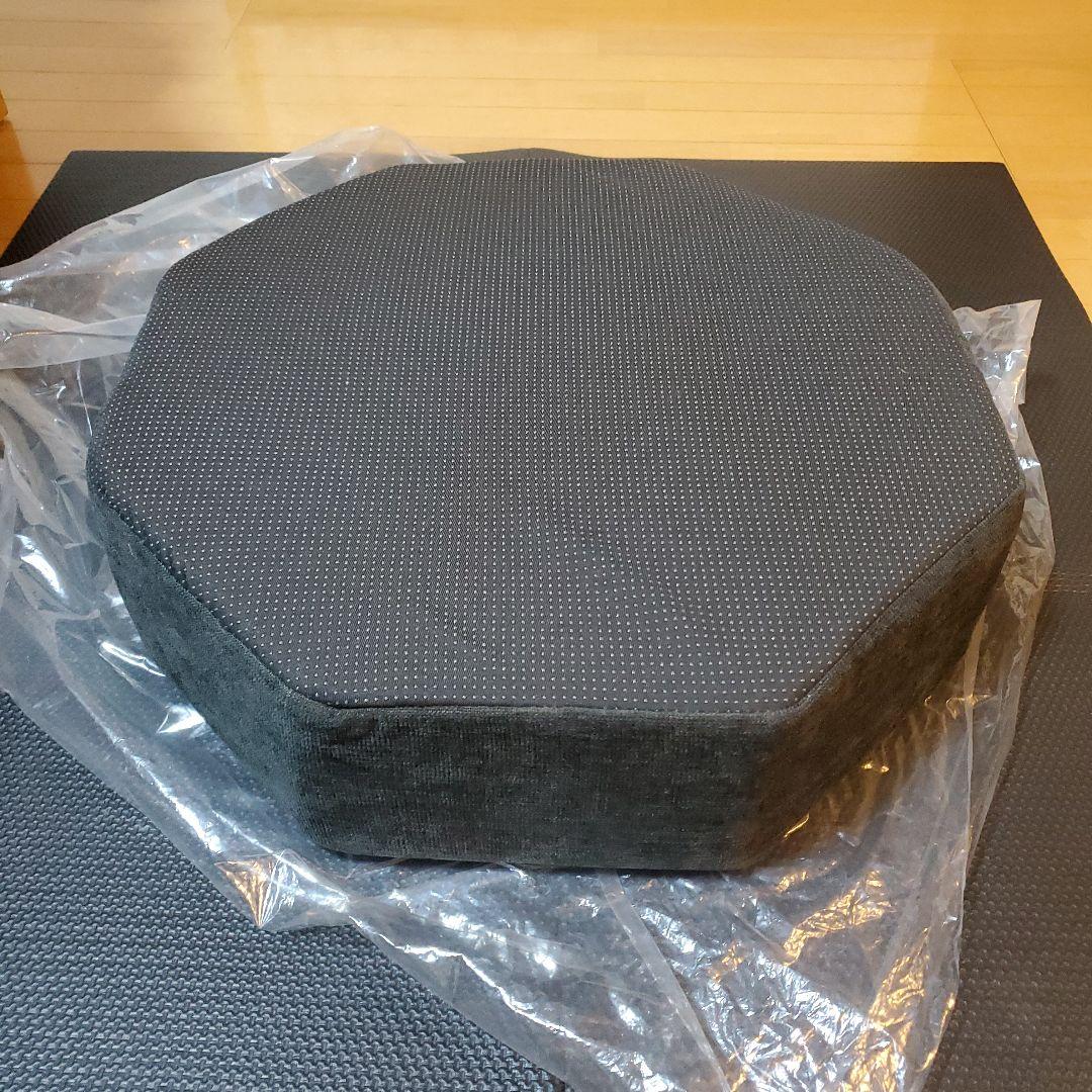 g ダークグレー 八角形クッション