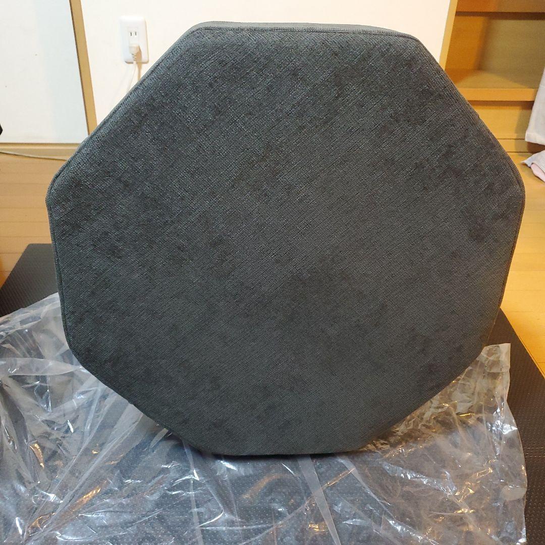 g ダークグレー 八角形クッション