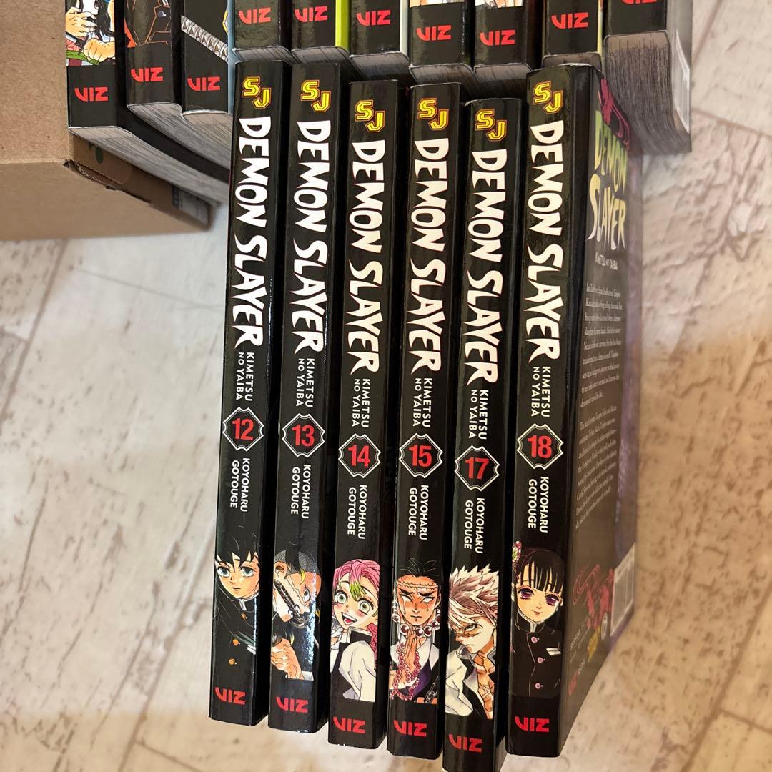 11巻、16巻抜け　DEMON SLAYER 鬼滅の刃　英語版