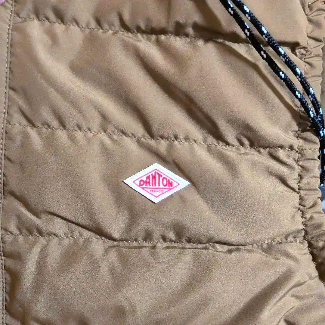 DANTON ダウンベスト LT.BROWN Mサイズ新品タグ付き