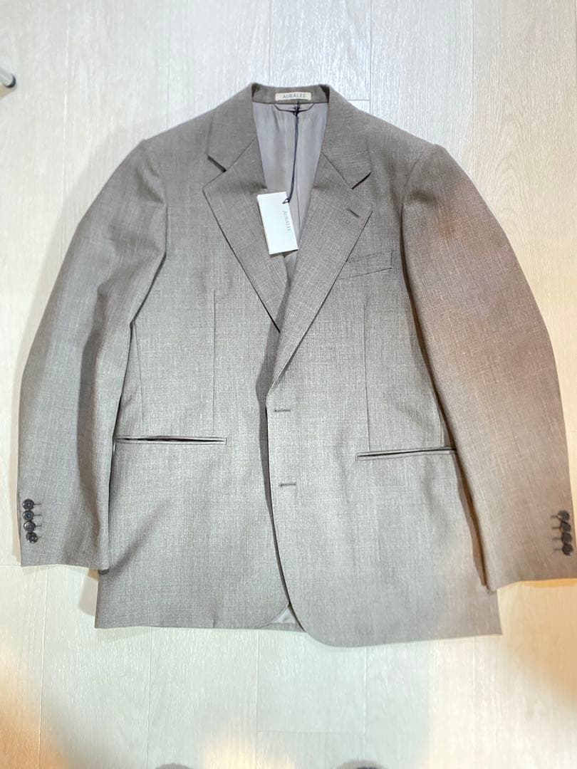 ジャケット・アウター AURALEE BLUEFACED WOOL JACKET