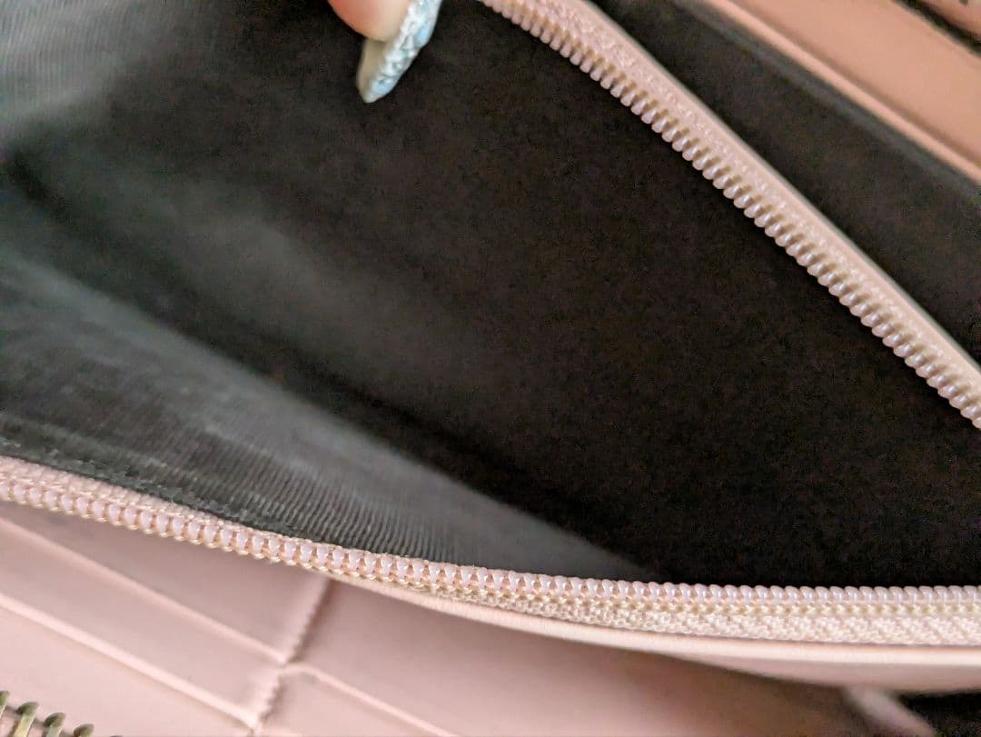 値下げ GGマーモント ゴースト 長財布 PVC ピンク