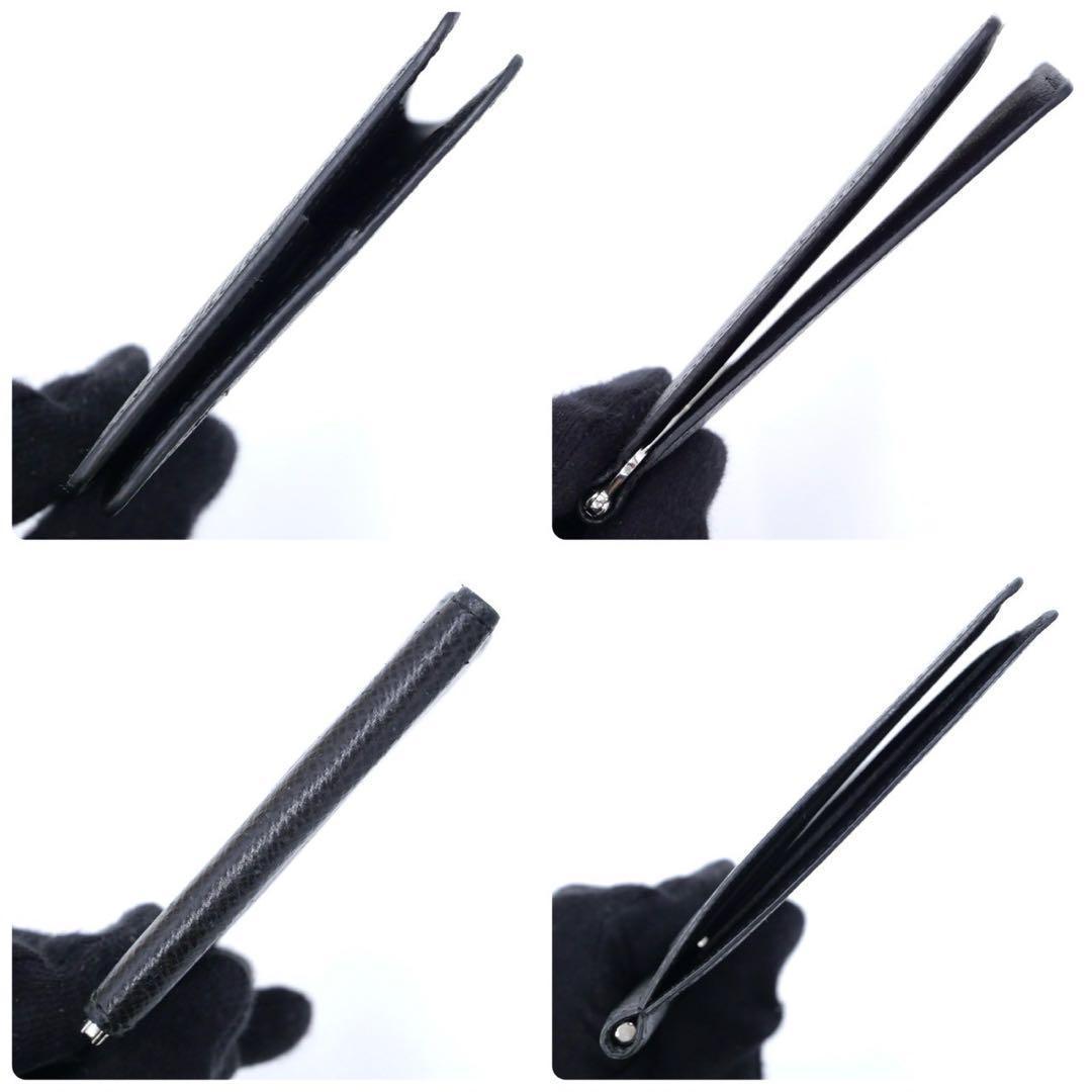 ルイヴィトン タイガ マネークリップ パンス 二つ折り財布 ブラック メンズ