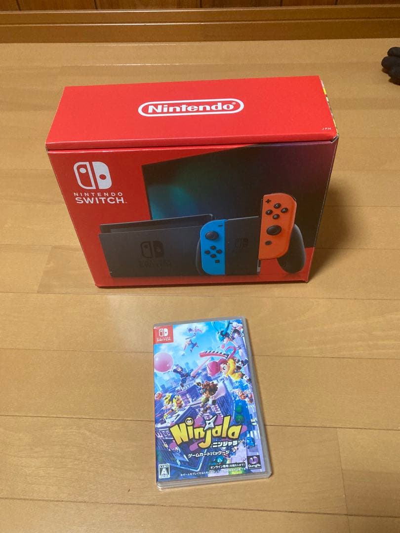 バッテリー強化版 Switch本体 ネオンレッド ネオンブルー　最終値下げ！