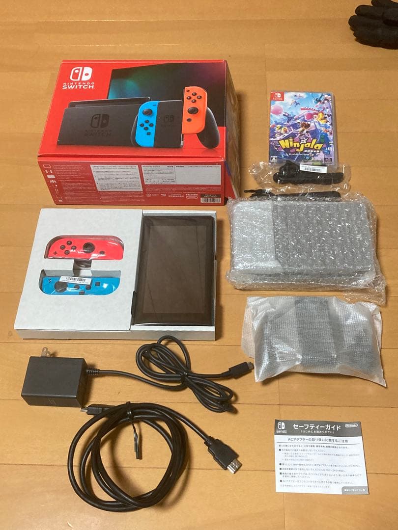 バッテリー強化版 Switch本体 ネオンレッド ネオンブルー　最終値下げ！