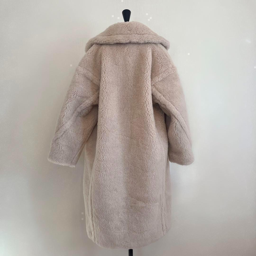 新品未使用 ベアロングコート テディコート カシャお好きな方 ライトベージュ