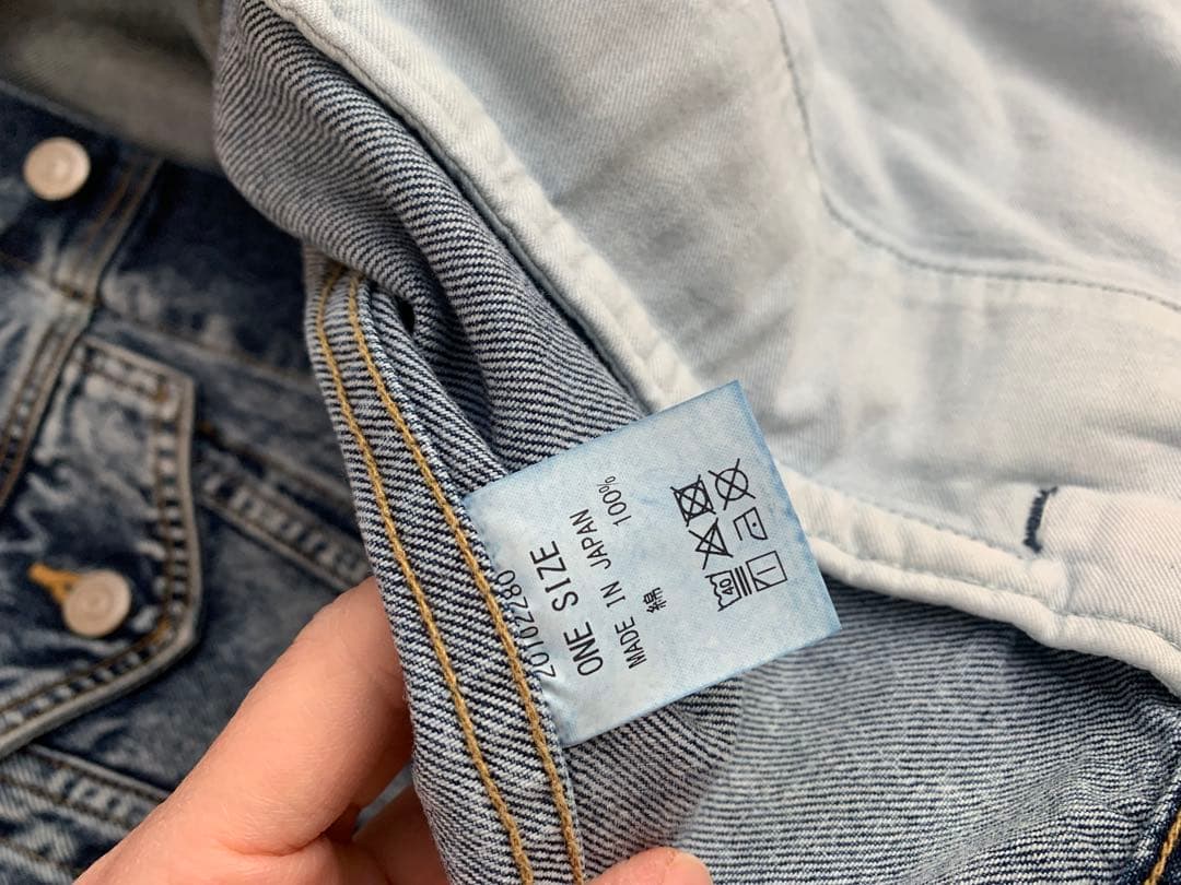 holiday ホリディ　パフスリーブ デニムジャケット