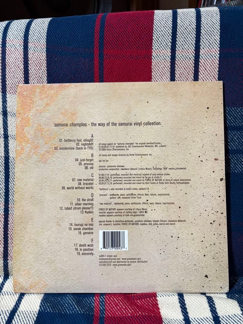 サムライチャンプルー \"ヴァイナルコレクション\" オリジナル3LPレコード