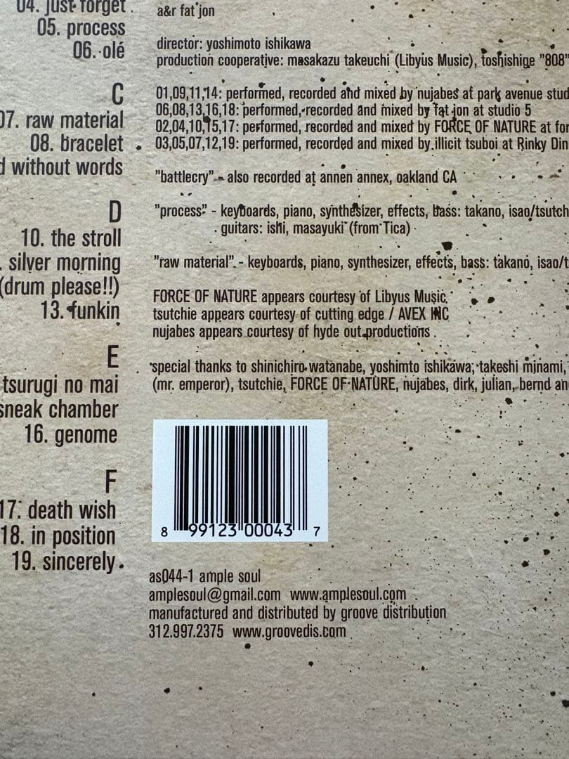 サムライチャンプルー \"ヴァイナルコレクション\" オリジナル3LPレコード