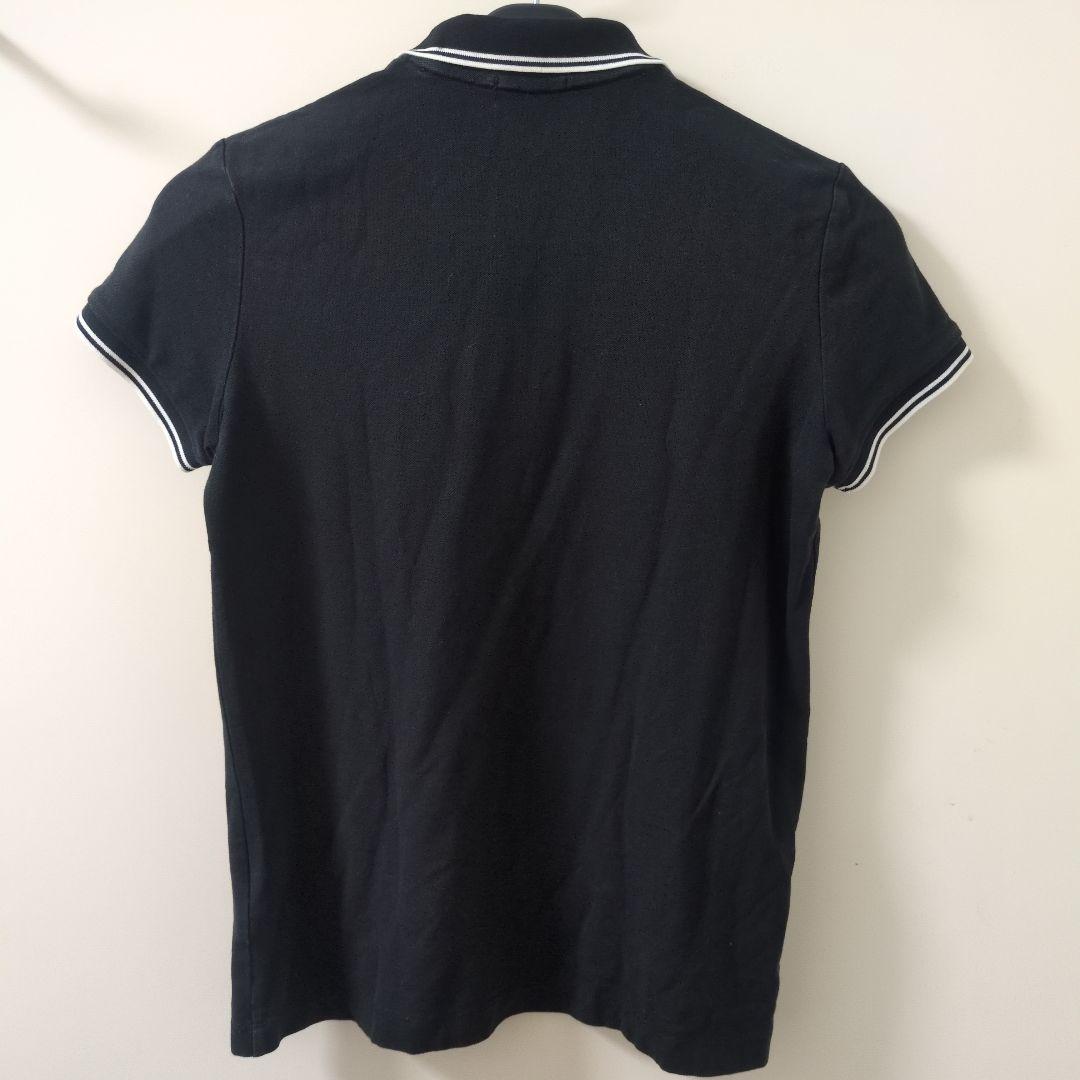 MONCLER ブラック ポロシャツ 半袖