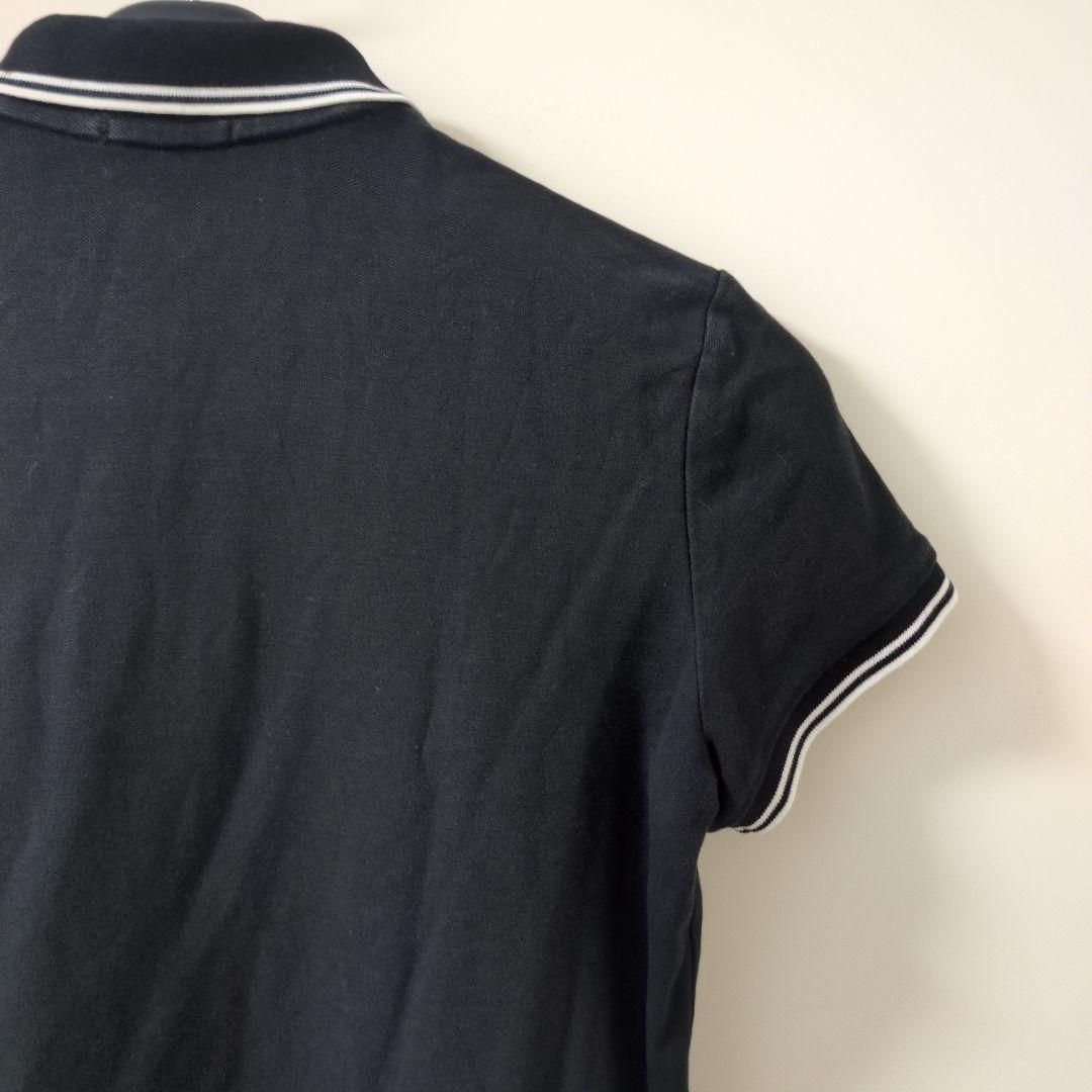 MONCLER ブラック ポロシャツ 半袖